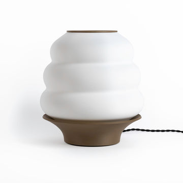 Honey Pot Minimalist Classic Plant-Based PLA 3D Printed Dimmable LED Table Lamp - JONATHAN Y